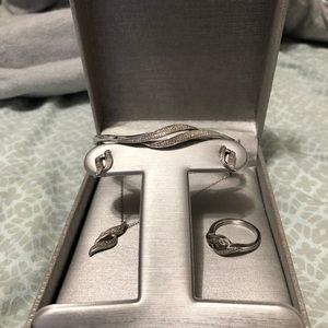 Four piece set all silver from Zales never worn.